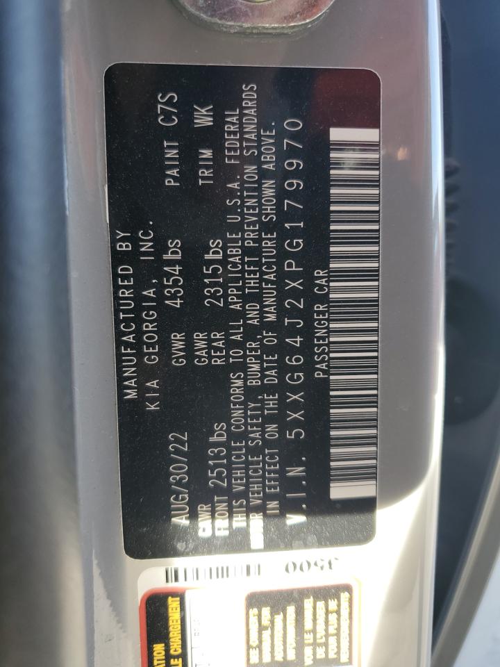 2023 Kia K5 Gt Line VIN: 5XXG64J2XPG179970 Lot: 90271435