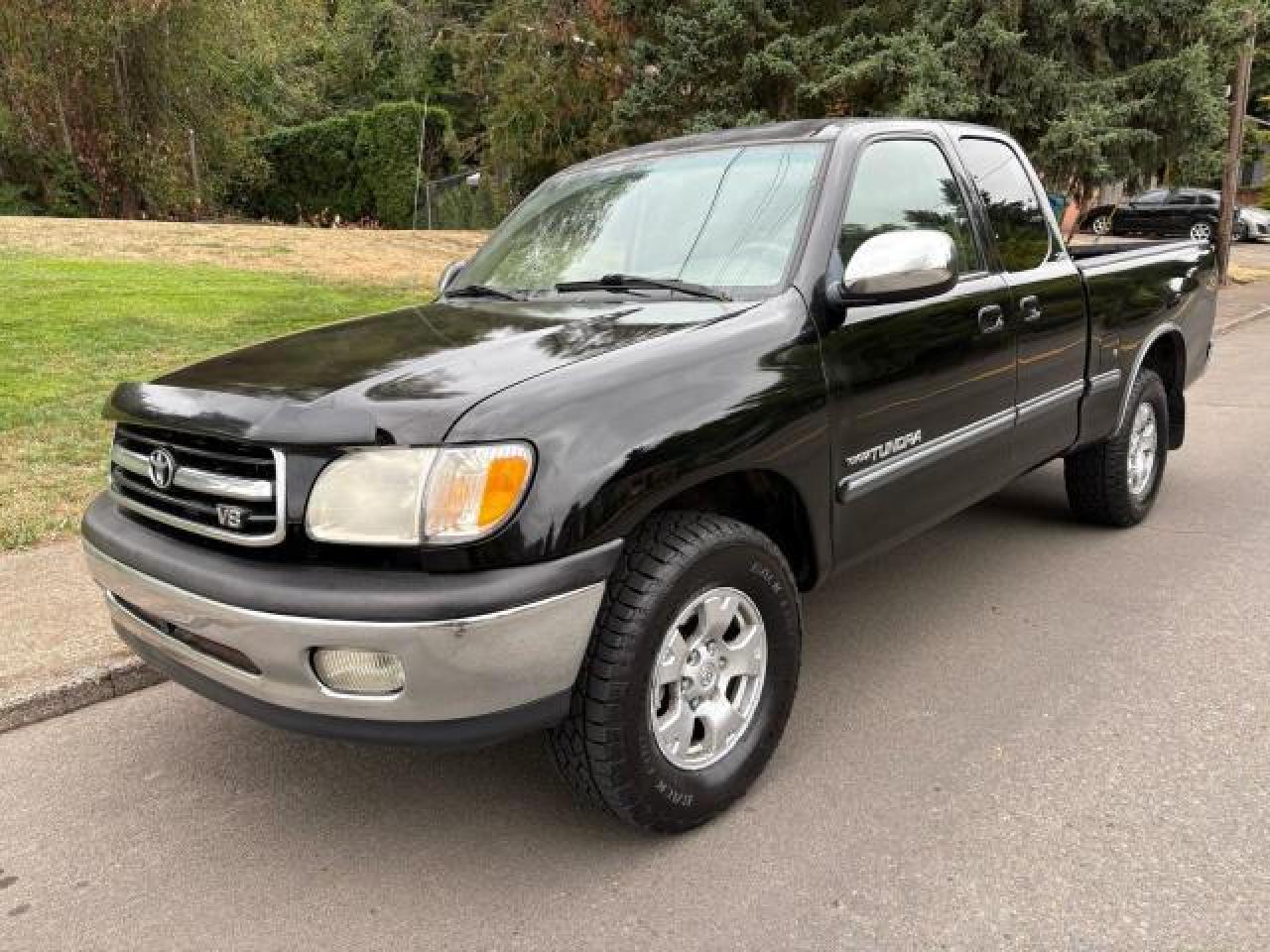 2001 Toyota Tundra Access Cab black  gas 5TBBT44181S160189 photo #3