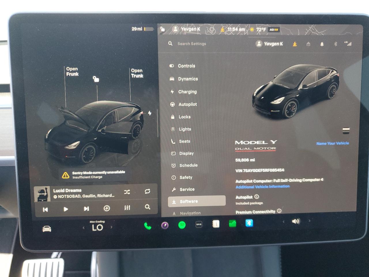 2024 Tesla Model Y VIN: 7SAYGDEF5RF085454 Lot: 85517335