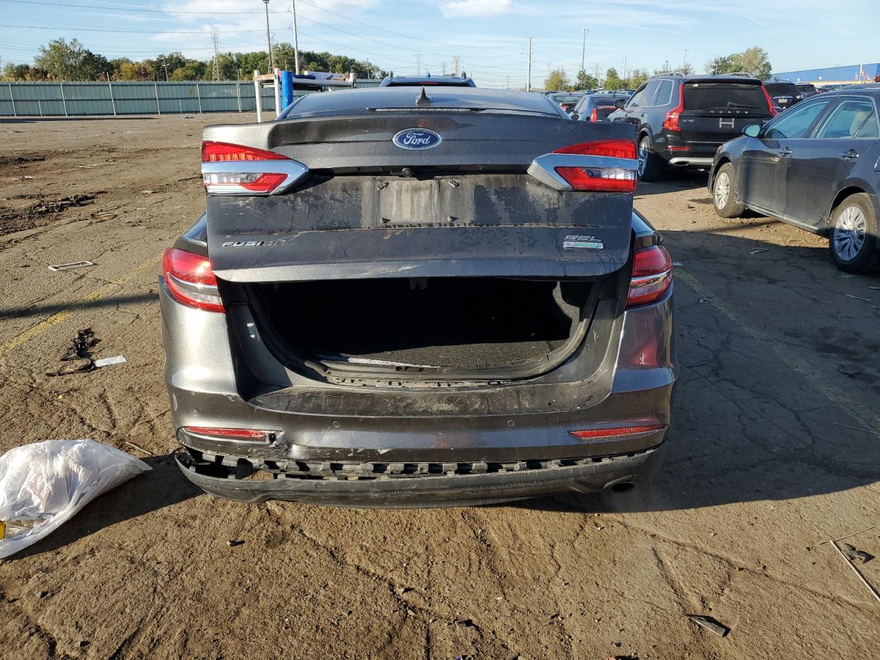 2019 Ford Fusion Sel VIN: 3FA6P0CDXKR264906 Lot: 82361835