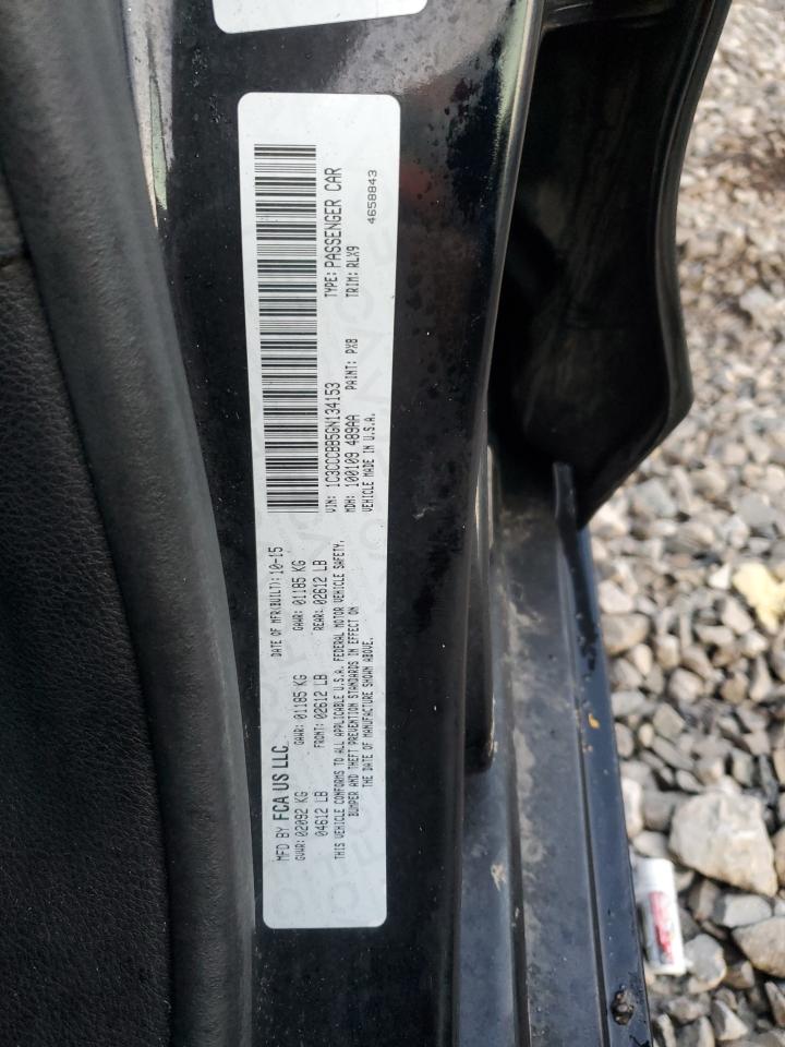 2016 Chrysler 200 S VIN: 1C3CCCBB5GN134153 Lot: 90442845