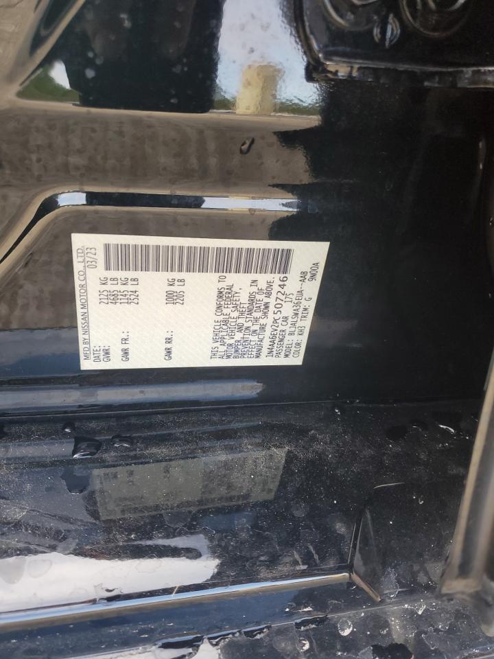 2023 Nissan Maxima Sr VIN: 1N4AA6EV2PC507246 Lot: 82748375