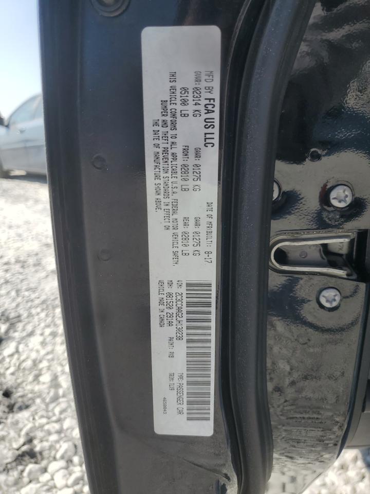 2018 Chrysler 300 Touring VIN: 2C3CCAAG2JH130238 Lot: 86404895