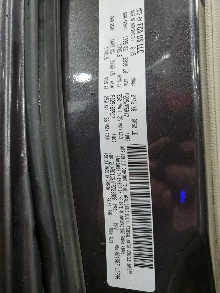 2015 Chrysler Town & Country Touring L VIN: 2C4RC1CG1FR728826 Lot: 89468995