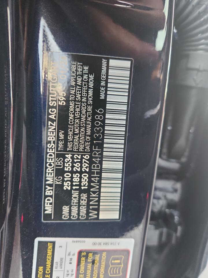 2024 Mercedes-Benz Glc 300 4Matic VIN: W1NKM4HB4RF133986 Lot: 90669675