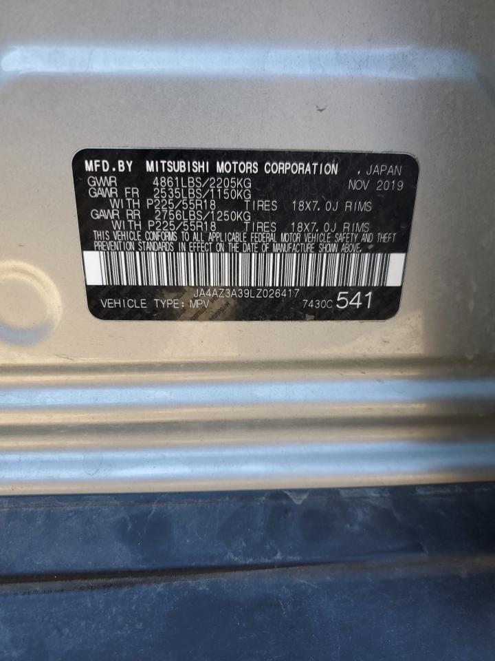 2020 Mitsubishi Outlander Se VIN: JA4AZ3A39LZ026417 Lot: 82397055