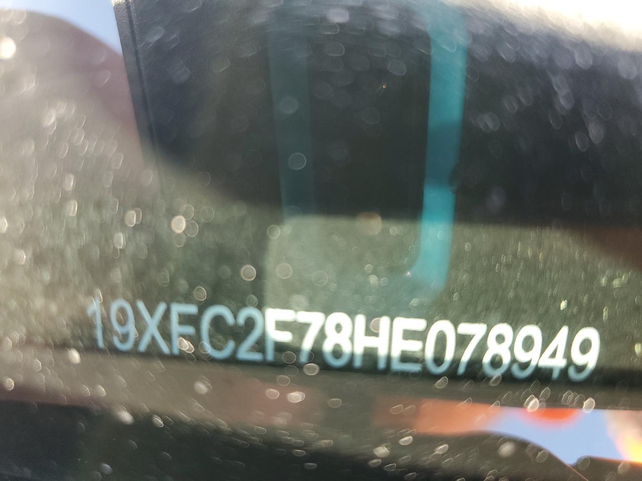 2017 Honda Civic Ex VIN: 19XFC2F78HE078949 Lot: 86604935