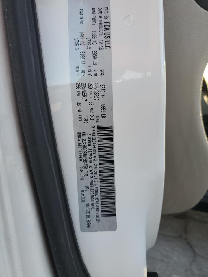 2017 Dodge Grand Caravan Sxt VIN: 2C4RDGCG8HR664450 Lot: 90876875