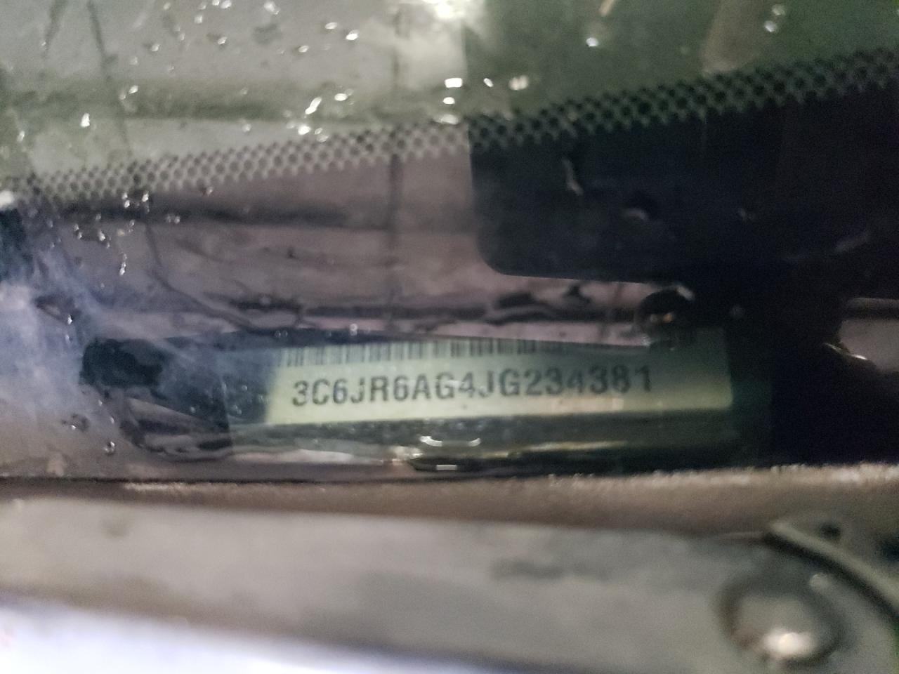 2018 Ram 1500 St VIN: 3C6JR6AG4JG234381 Lot: 86245985