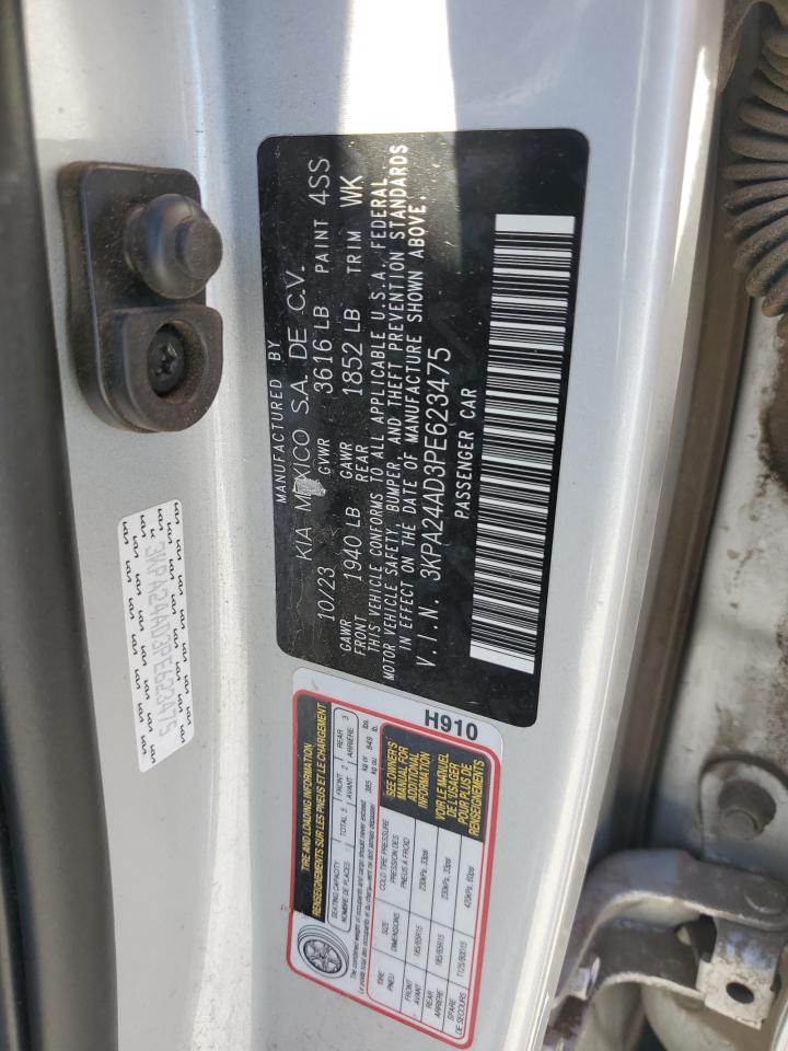 2023 Kia Rio Lx VIN: 3KPA24AD3PE623475 Lot: 86855445