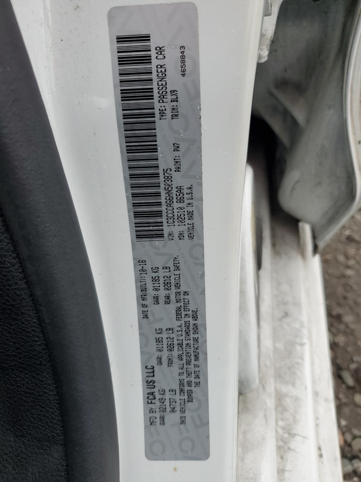 2017 Chrysler 200 Limited VIN: 1C3CCCAG6HN503875 Lot: 90089255