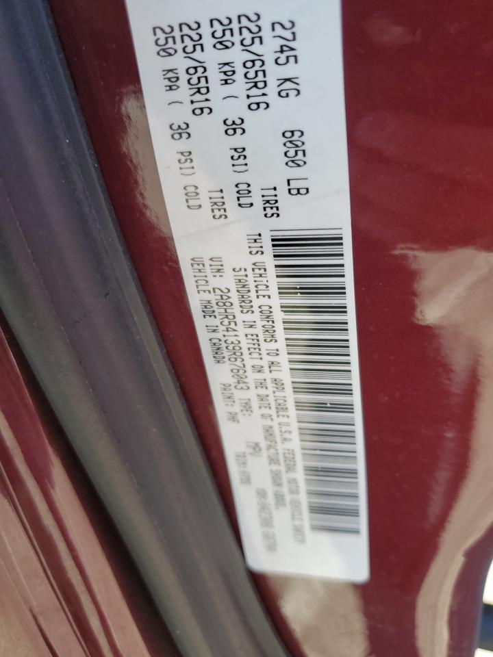 2009 Chrysler Town & Country Touring VIN: 2A8HR54139R676043 Lot: 84980205