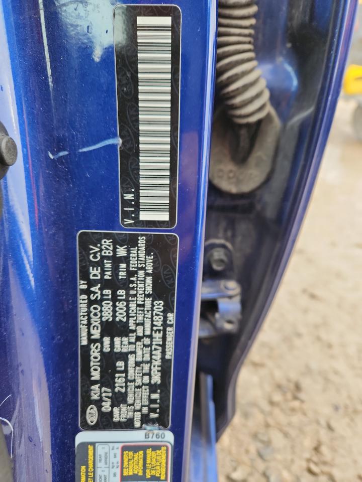 2017 Kia Forte Lx VIN: 3KPFK4A71HE148703 Lot: 86190505