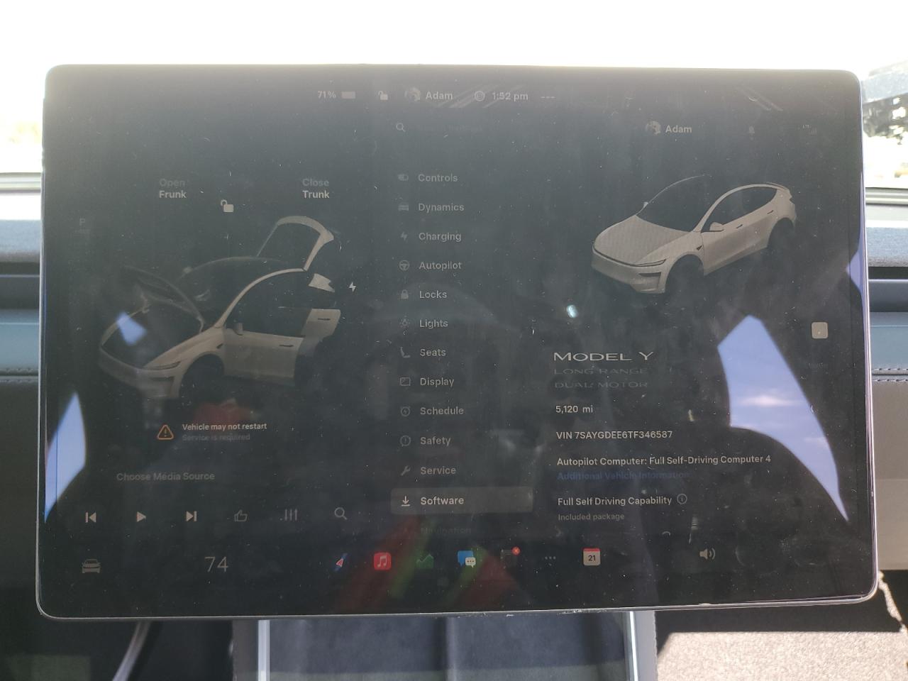 2026 Tesla Model Y VIN: 7SAYGDEE6TF346587 Lot: 89501705