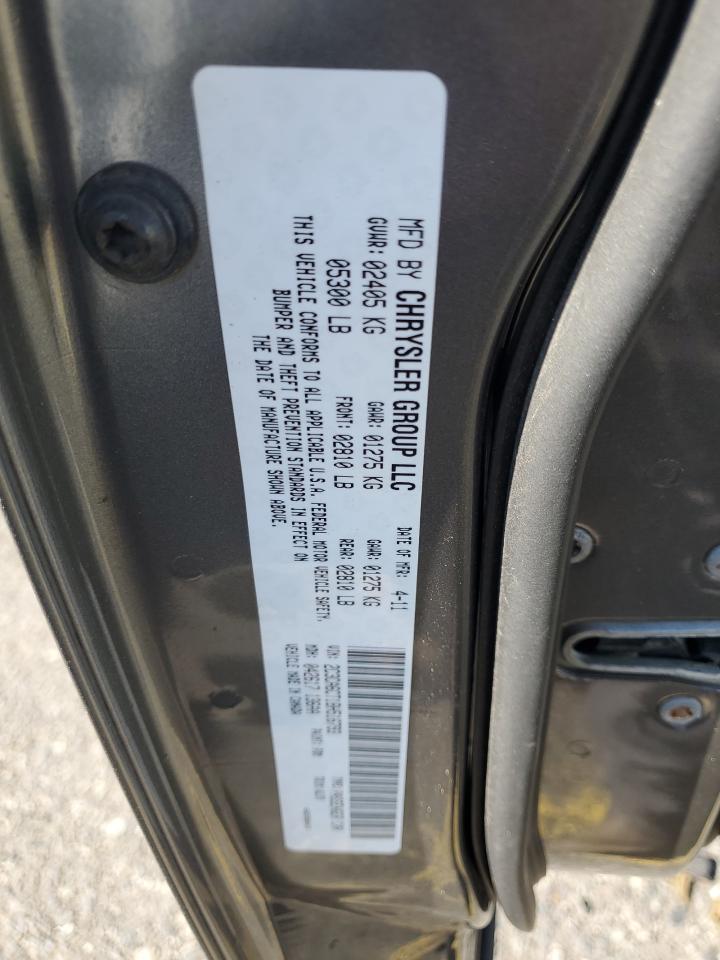 2011 Chrysler 300C VIN: 2C3CA6CT1BH516793 Lot: 85515815