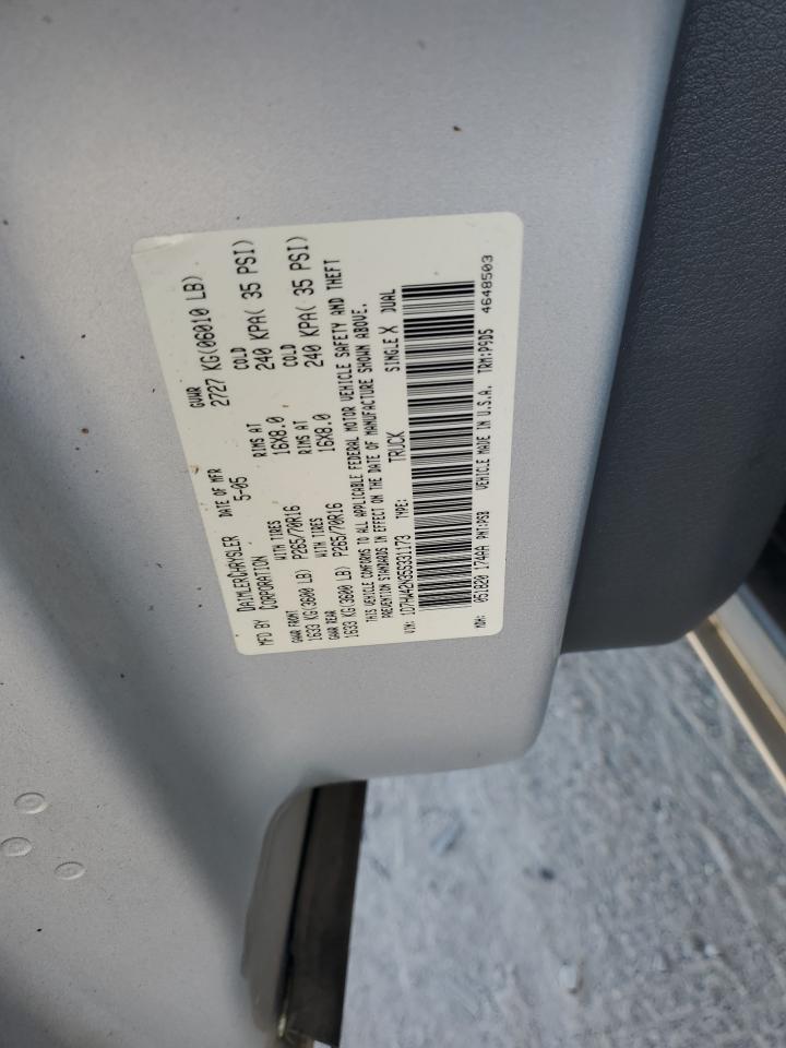 2005 Dodge Dakota Slt VIN: 1D7HW42N35S331173 Lot: 81939345