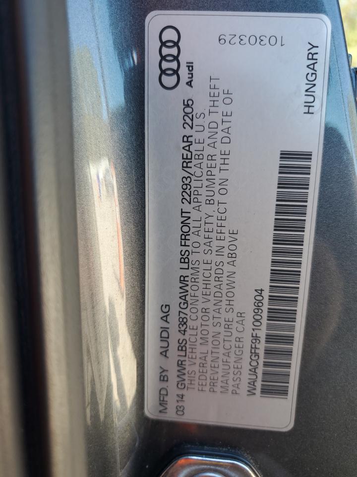 2015 Audi A3 Premium VIN: WAUACGFF9F1009604 Lot: 89886105