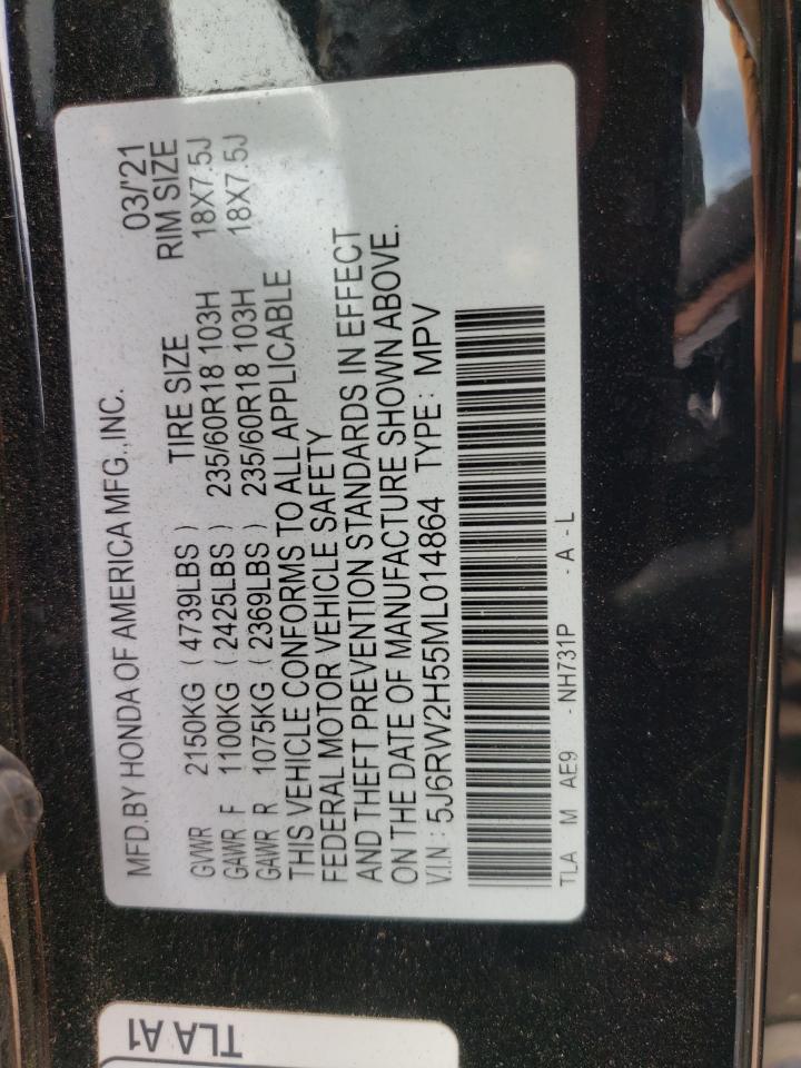 2021 Honda Cr-V Ex VIN: 5J6RW2H55ML014864 Lot: 84368895