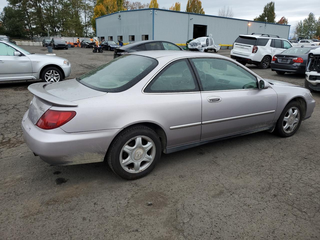 1997 Acura 2.2Cl silver coupe gas 19UYA1251VL007335 photo #4