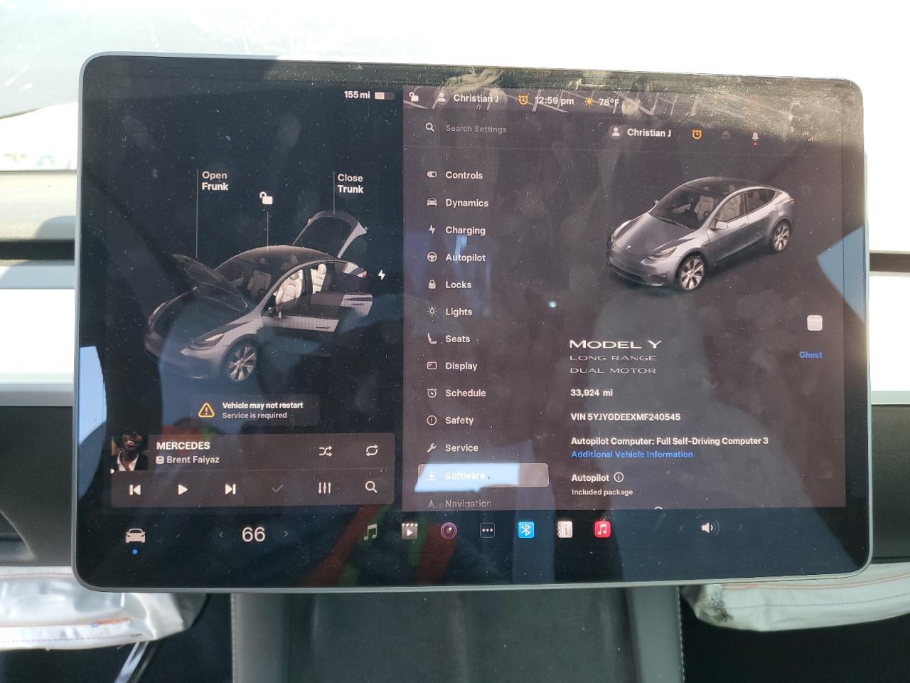 2021 Tesla Model Y VIN: 5YJYGDEEXMF240545 Lot: 84835015