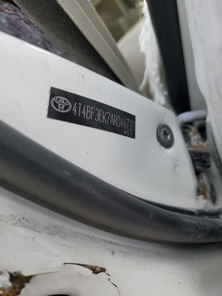 2010 Toyota Camry Base VIN: 4T4BF3EK7AR044737 Lot: 87229725