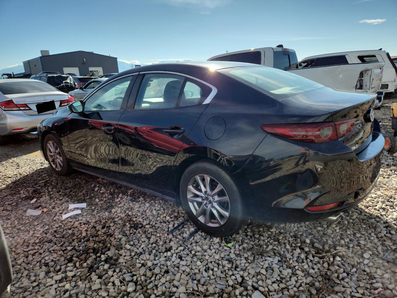 2021 Mazda 3 black null gas JM1BPAAL9M1323756 photo #3