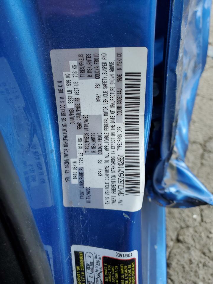 2016 Toyota Scion Ia VIN: 3MYDLBZV5GY142851 Lot: 81954225