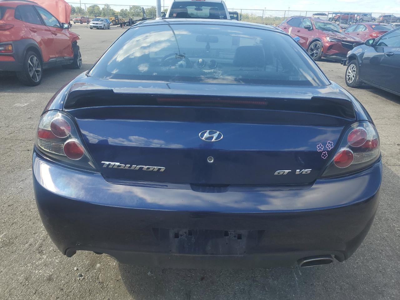 2007 Hyundai Tiburon Gt VIN: KMHHN66F97U256039 Lot: 82313705