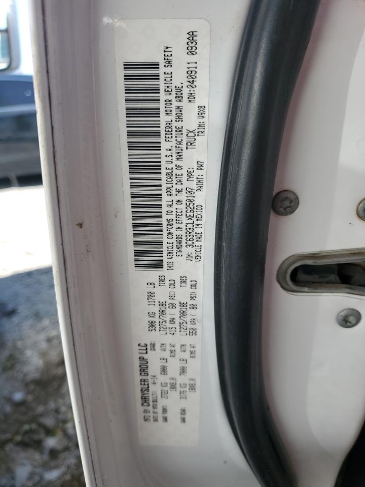 2014 Ram 3500 St VIN: 3C63R3CLXEG250107 Lot: 86850625