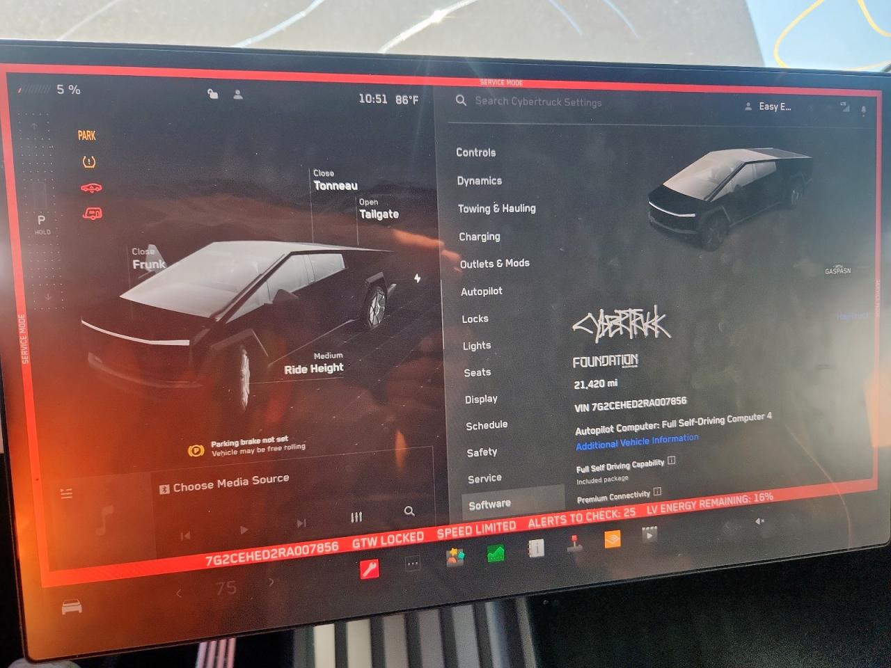 2024 Tesla Cybertruck VIN: 7G2CEHED2RA007856 Lot: 85929475