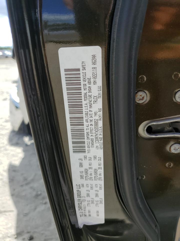 2013 Ram 1500 Laramie VIN: 1C6RR7NTXDS598852 Lot: 84756895