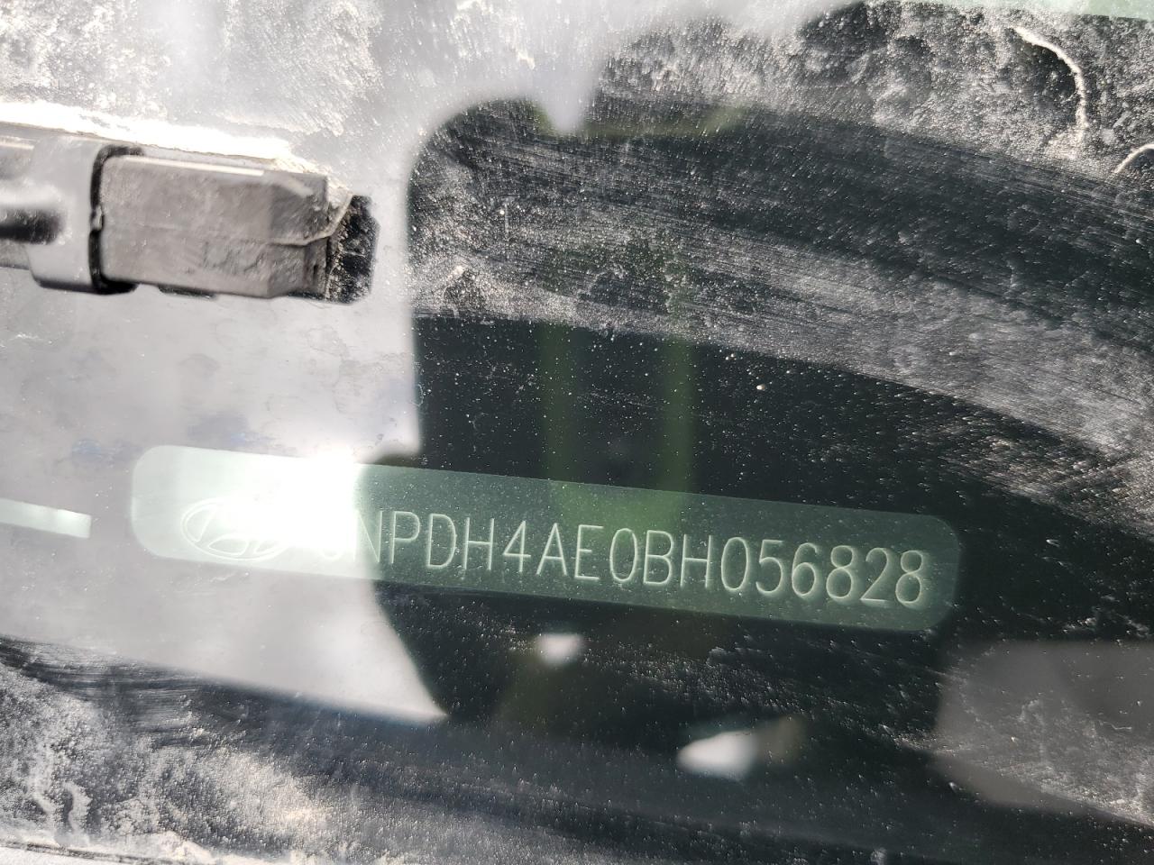 2011 Hyundai Elantra Gls VIN: 5NPDH4AE0BH056828 Lot: 86137355