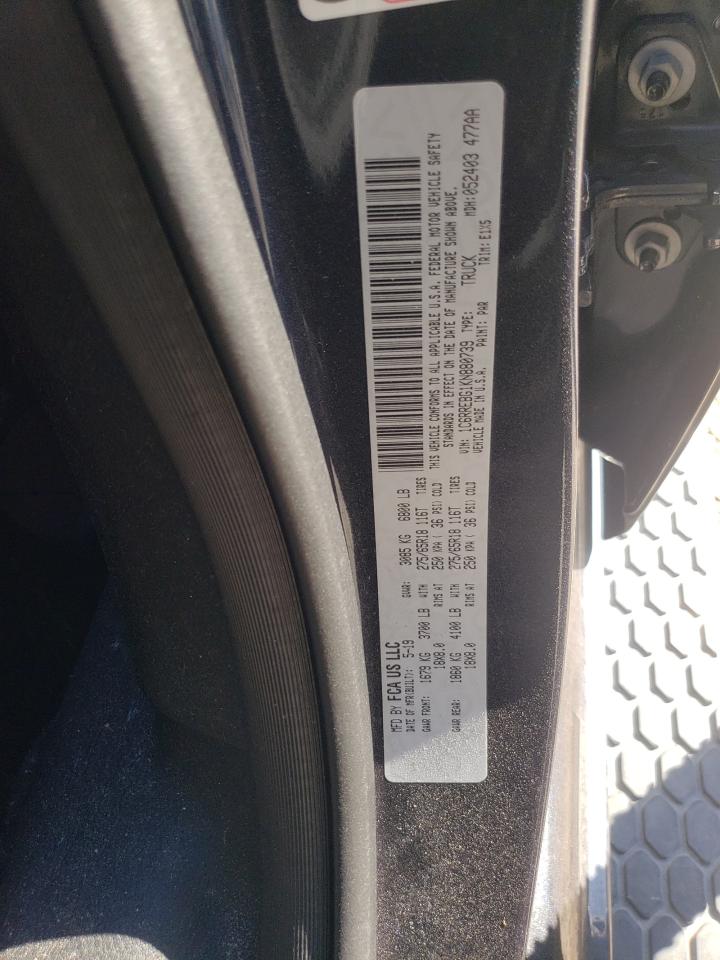 2019 Ram 1500 Big Horn/Lone Star VIN: 1C6RREBG1KN880739 Lot: 89881215