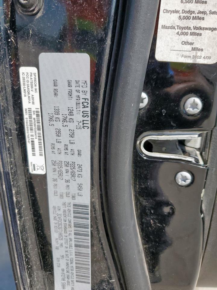 2016 Dodge Journey Sxt VIN: 3C4PDCBG3GT100525 Lot: 85946415