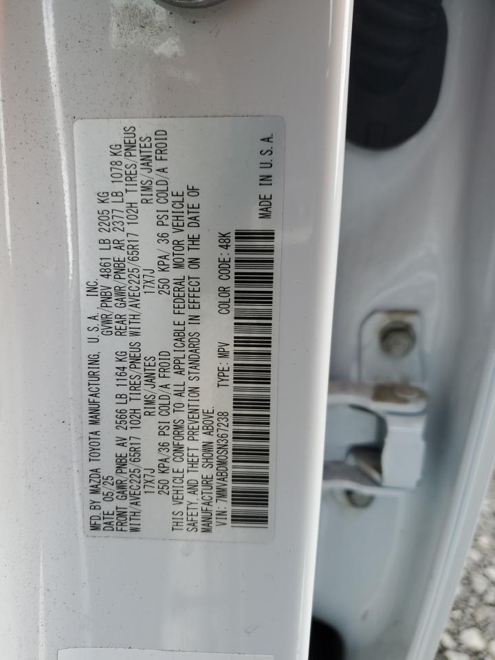2025 Mazda Cx-50 Premium VIN: 7MMVABDM0SN367238 Lot: 90357835