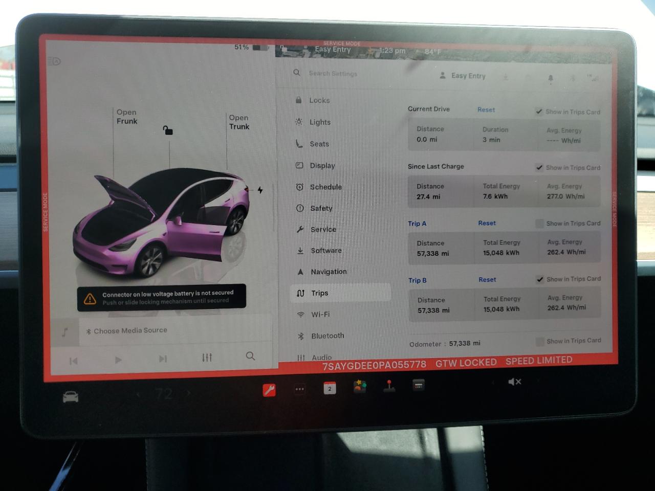 2023 Tesla Model Y VIN: 7SAYGDEE0PA055778 Lot: 84291075