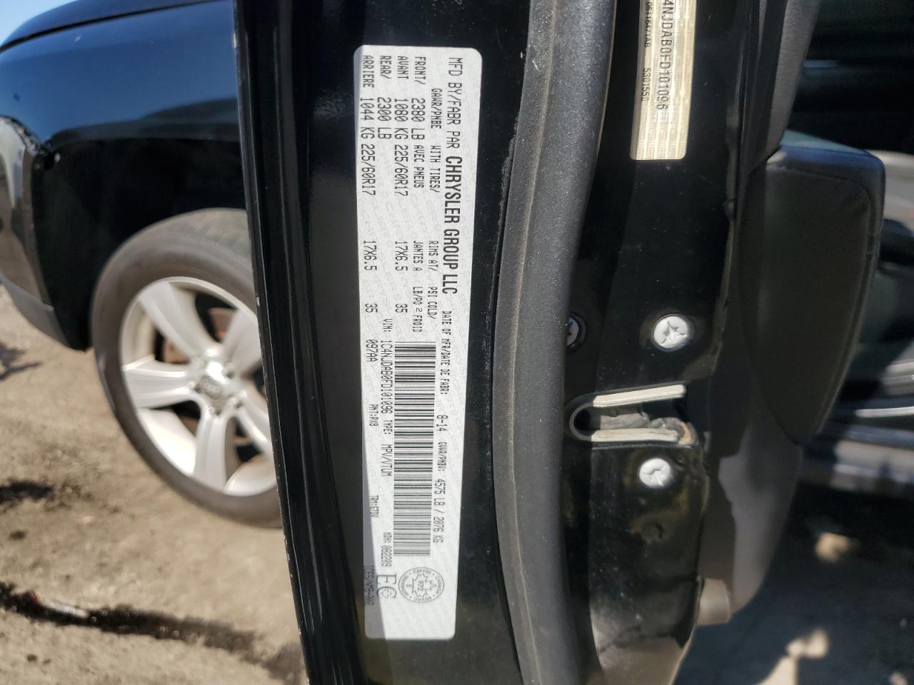 2015 Jeep Compass Sport VIN: 1C4NJDAB0FD101096 Lot: 82234115