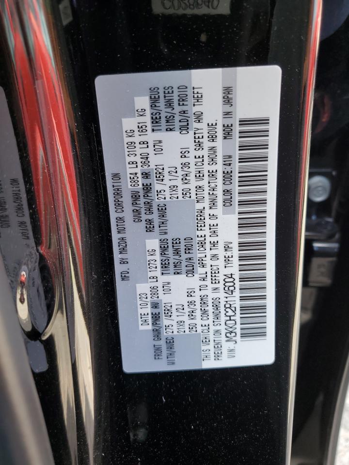 2024 Mazda Cx-90 Premium VIN: JM3KKDHC2R1146004 Lot: 84880795