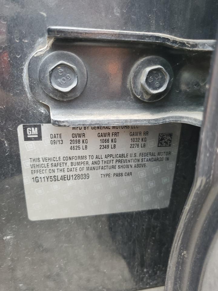 2014 Chevrolet Impala Ls VIN: 1G11Y5SL4EU128039 Lot: 86444425