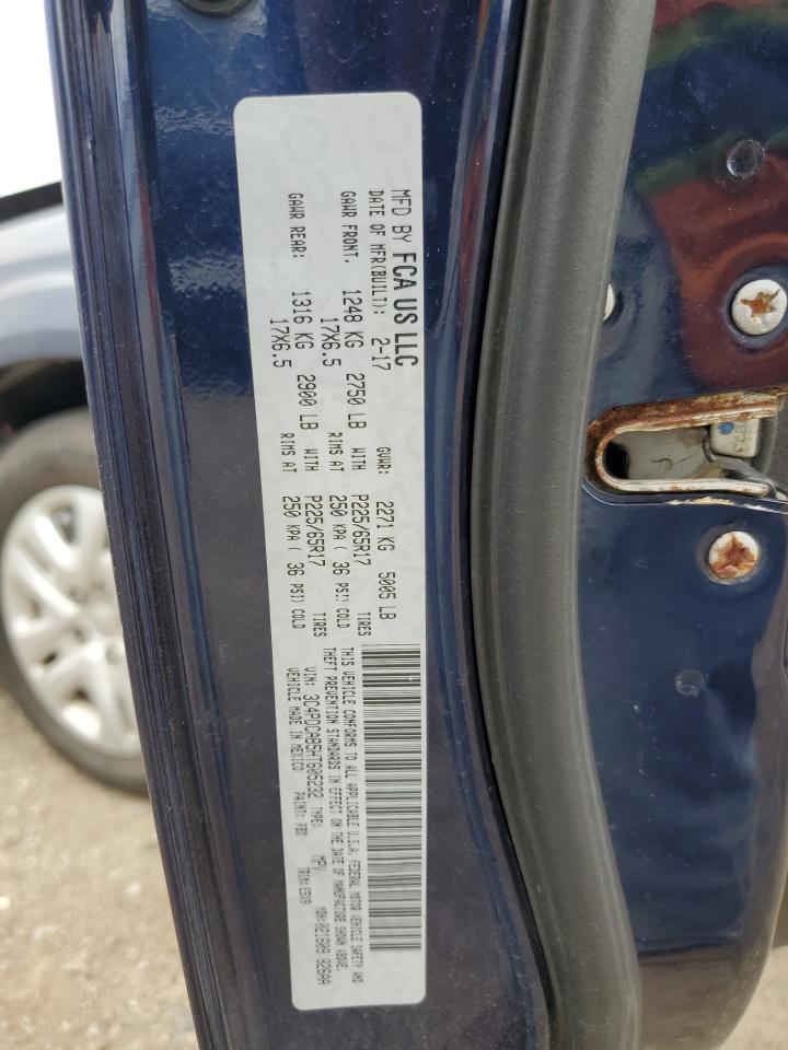 2017 Dodge Journey Se VIN: 3C4PDCAB5HT605232 Lot: 85494475