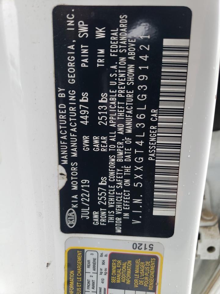 2020 Kia Optima Lx VIN: 5XXGT4L36LG391421 Lot: 82174625