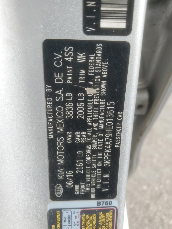 2017 Kia Forte Lx VIN: 3KPFK4A79HE013615 Lot: 86597805