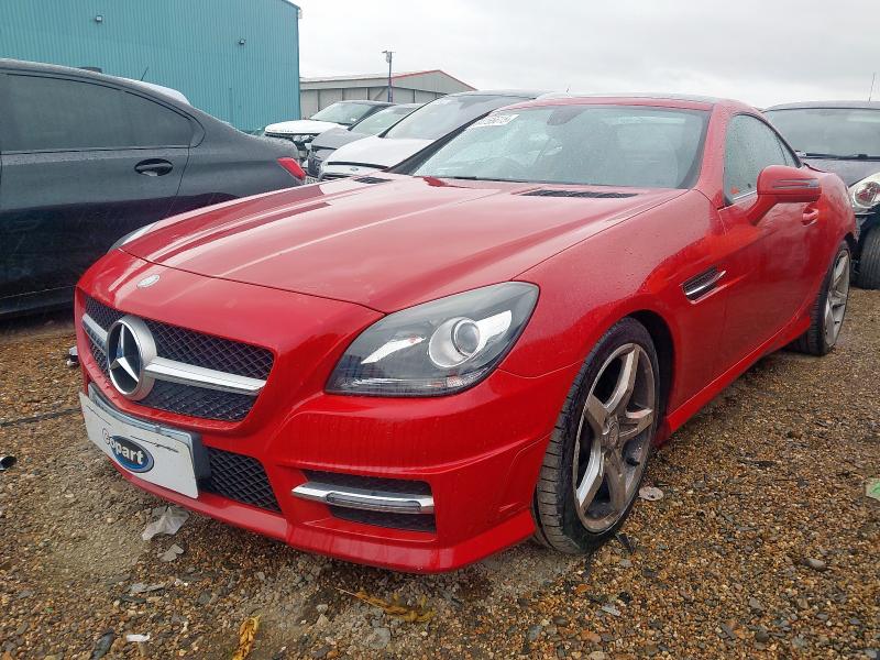 2014 MERCEDES-BENZ SLK250 AMG SPORT CDI BLUE  for sale at Copart ROCHFORD