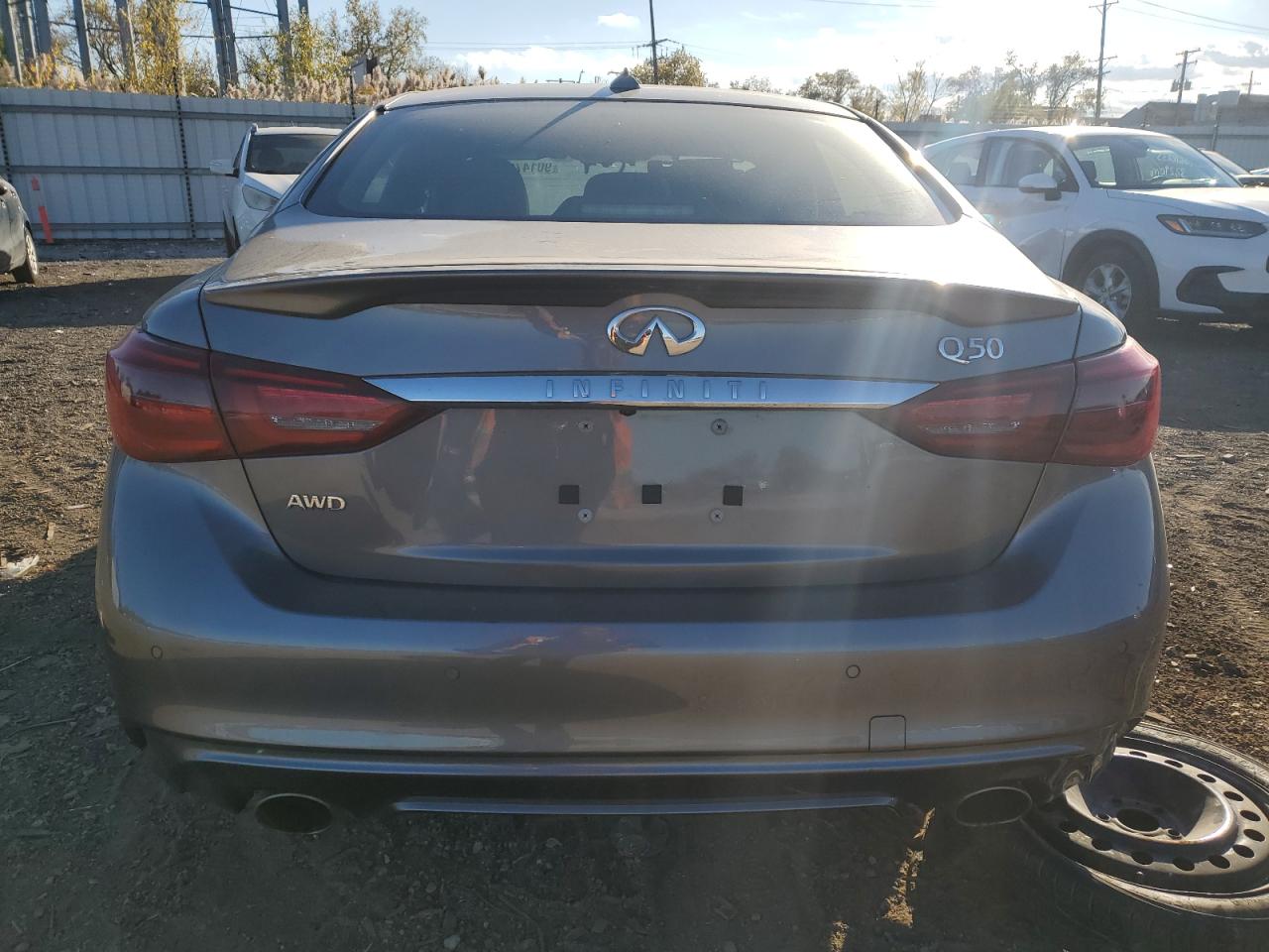 2022 Infiniti Q50 Sensory VIN: JN1EV7CR8NM340381 Lot: 90147505