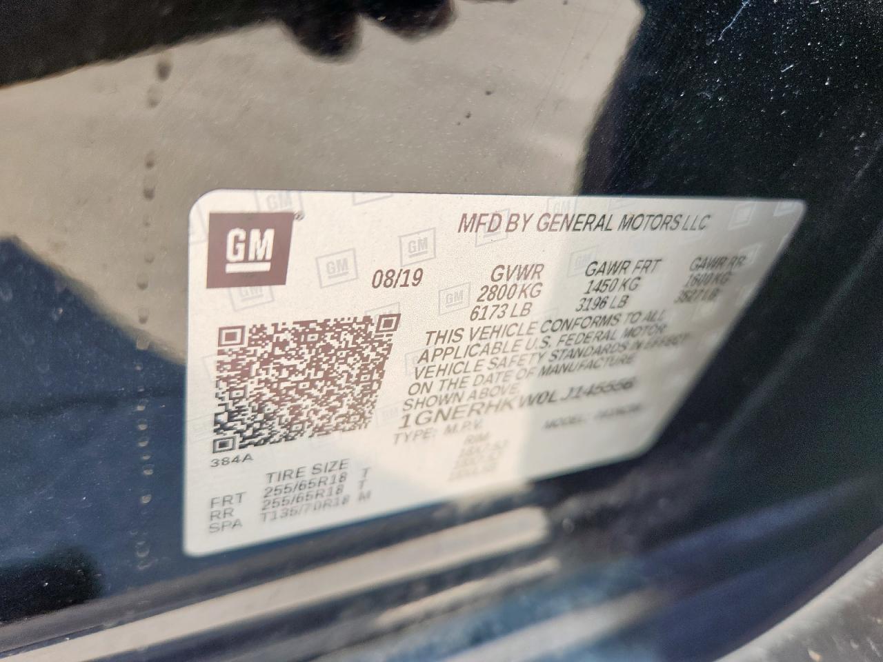 2020 Chevrolet Traverse Lt VIN: 1GNERHKW0LJ145556 Lot: 85884015