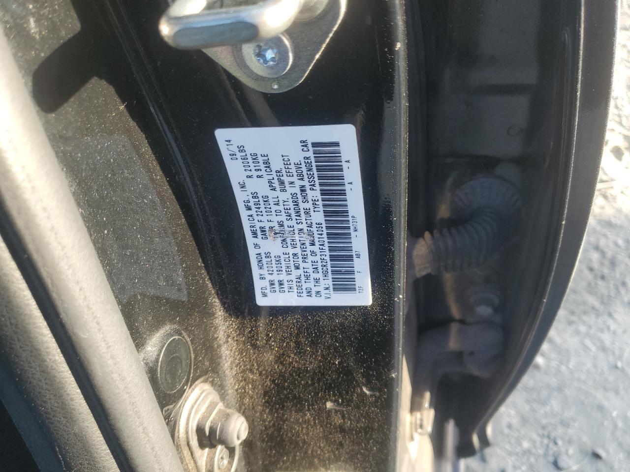 2015 Honda Accord Lx VIN: 1HGCR2F31FA014056 Lot: 86138455