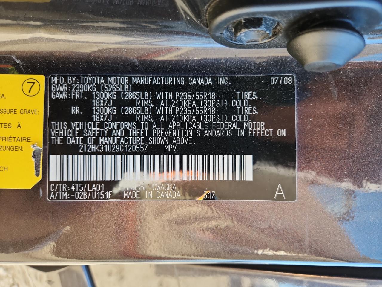 2009 Lexus Rx 350 VIN: 2T2HK31U29C120557 Lot: 82355475