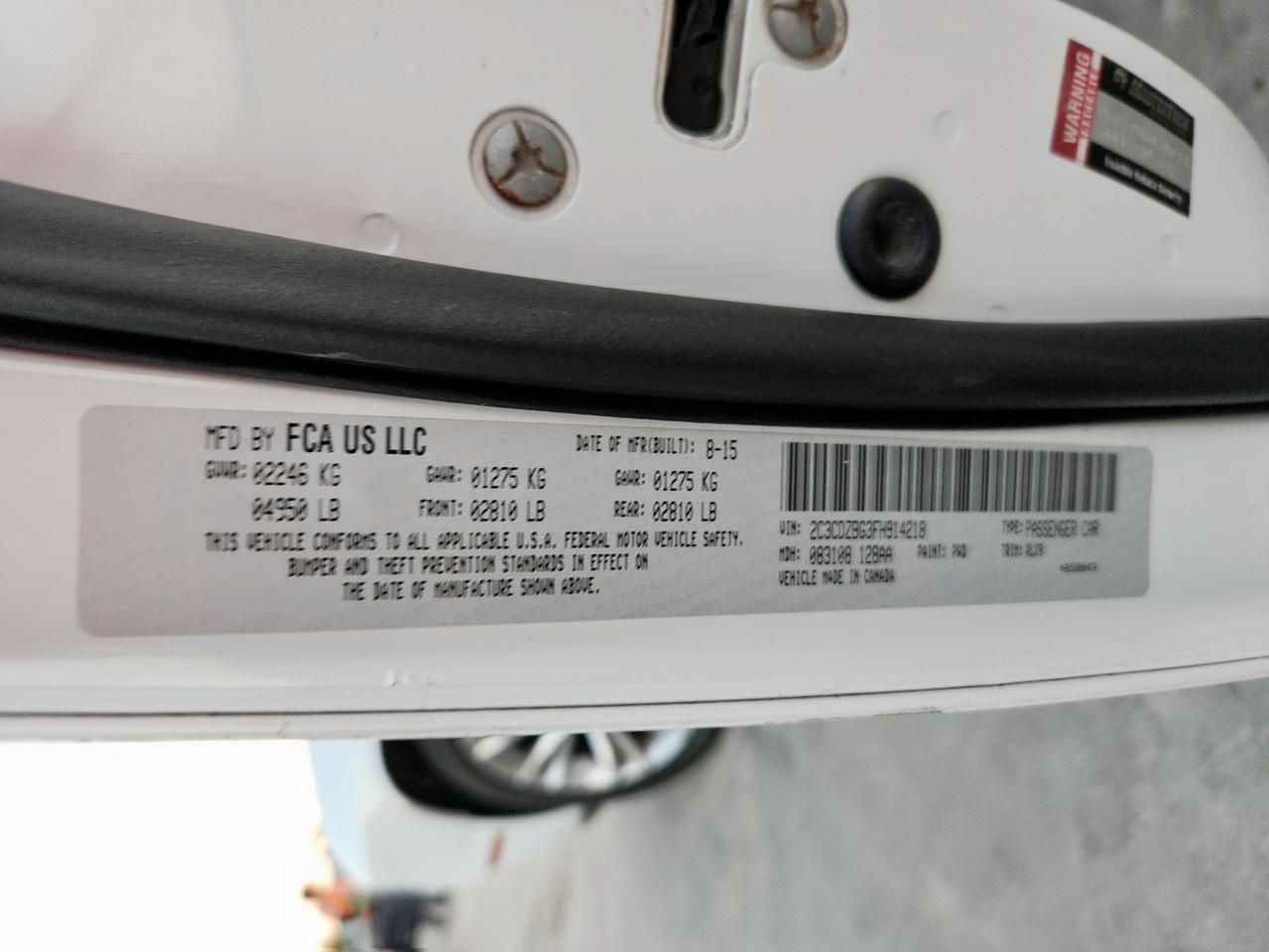 2015 Dodge Challenger Sxt Plus VIN: 2C3CDZBG3FH914218 Lot: 81667295