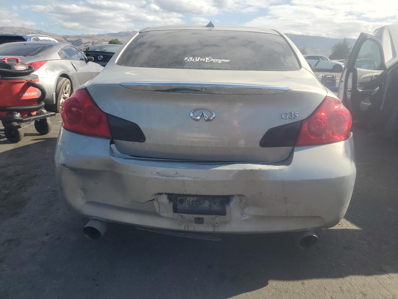 2008 Infiniti G35 VIN: JNKBV61E08M202153 Lot: 82305215