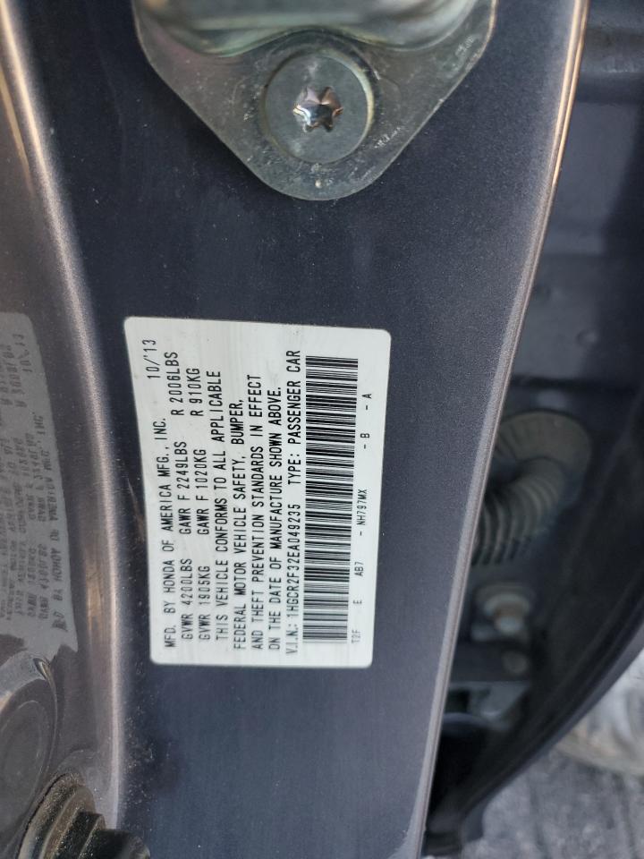 2014 Honda Accord Lx VIN: 1HGCR2F32EA049235 Lot: 85895365